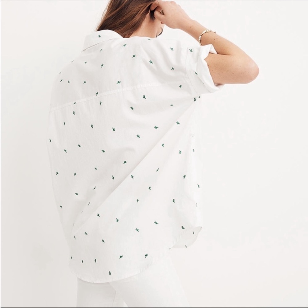 Madewell Button Down Cactus Print🌵 - Picture 7 of 7